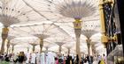 182 مظلة توفر الراحة لزوار المسجد النبوي