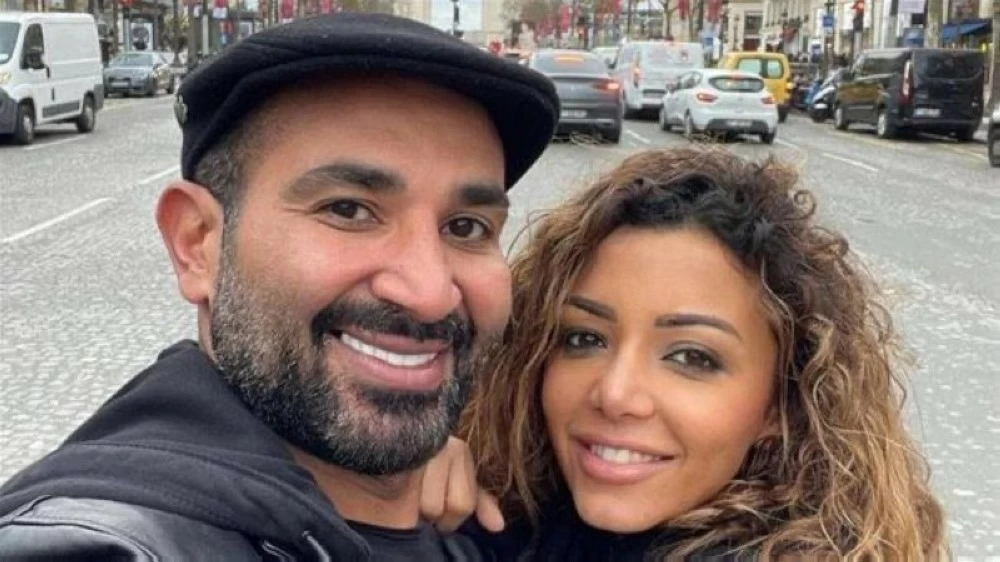 أحمد سعد وزوجته