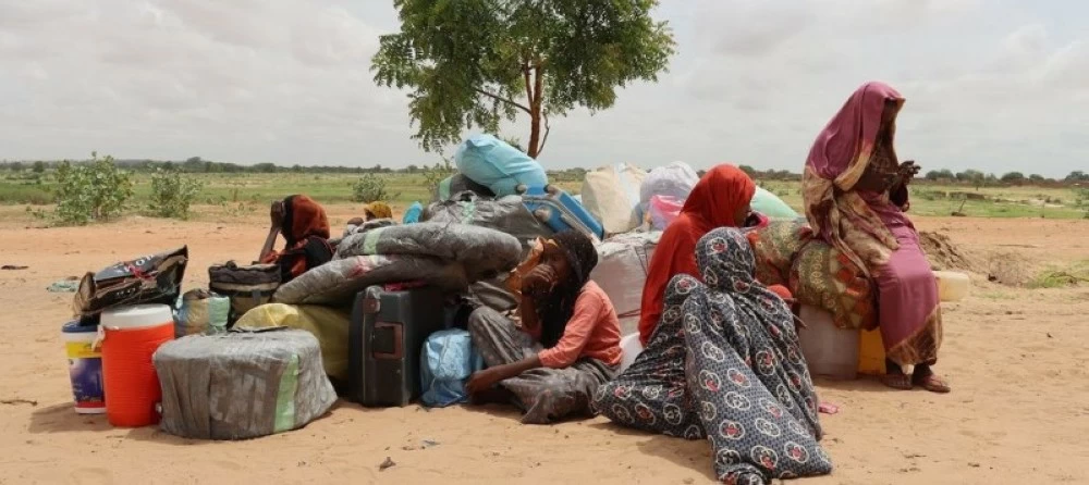 النزوح في السودان.