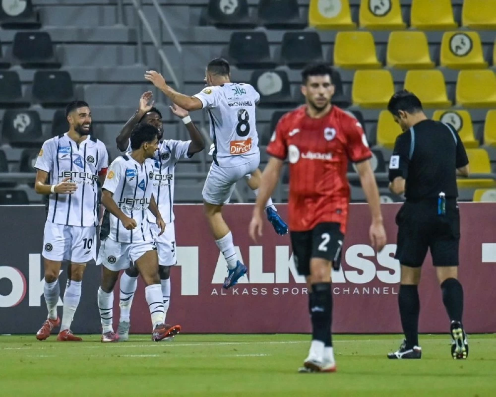 فرحة شبابية بهدف كاراسكو في شباك الريان القطري