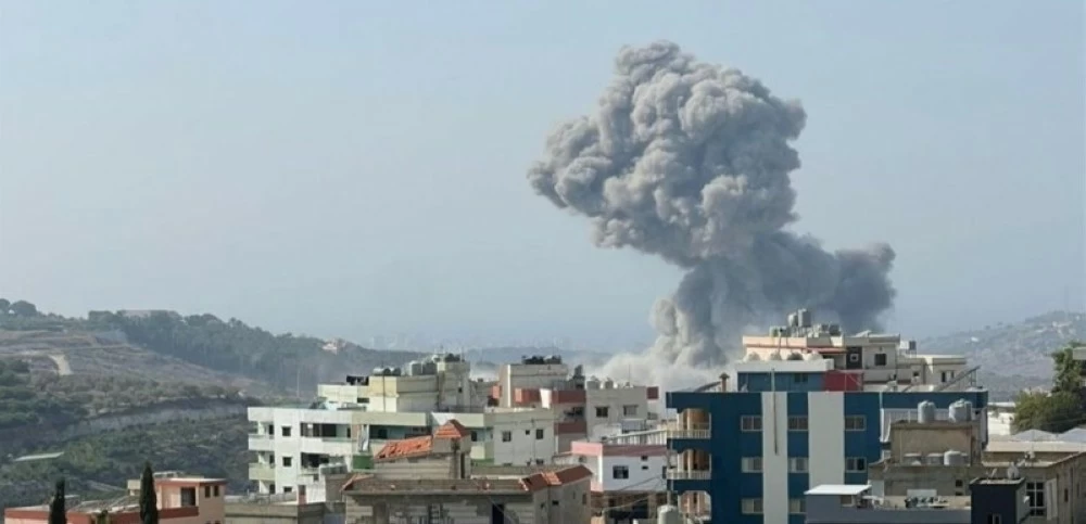 قصف اسرائيلي على لبنان .