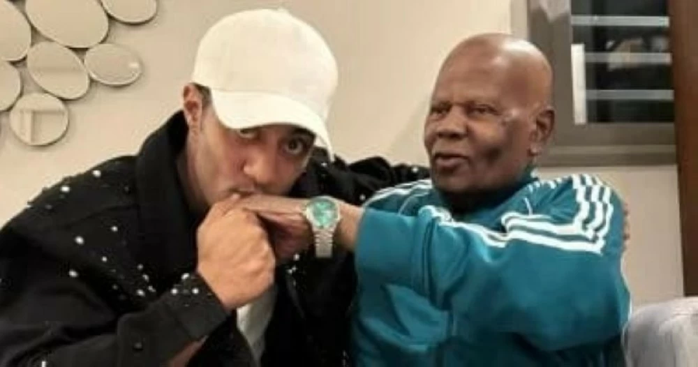 محمد رمضان ووالده