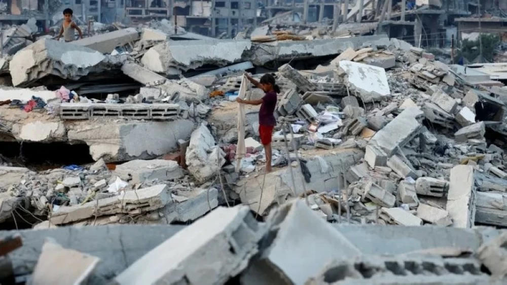 مبان مدمرة في قطاع غزة