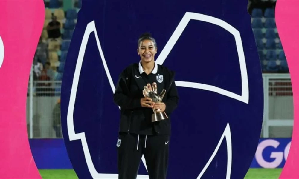 حبيبة صبري حارسة مرمى فريق مسار ومنتخب مصر.