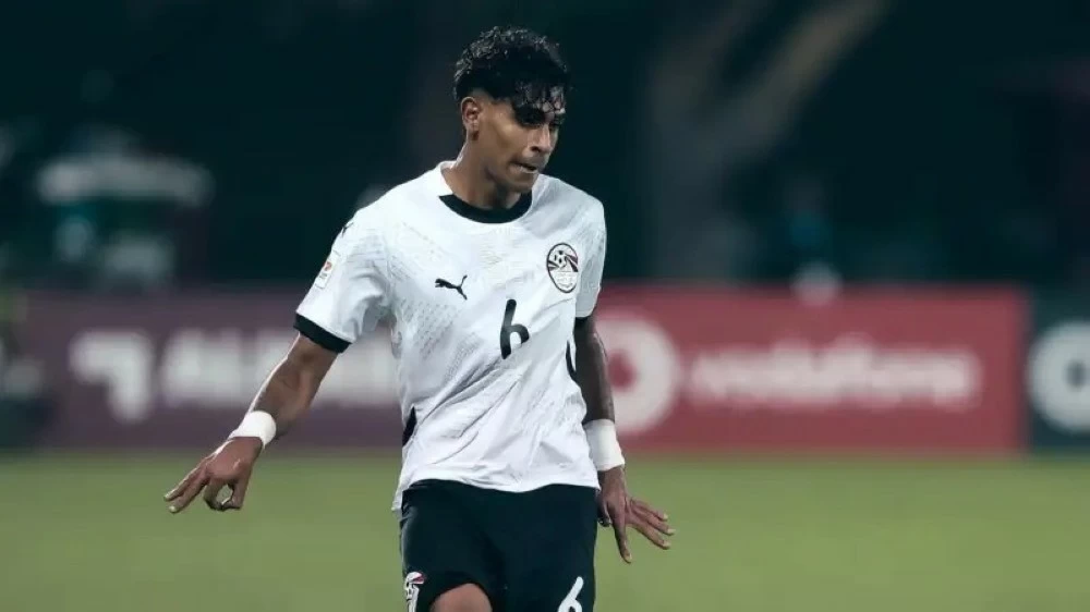 أدهم فريد لاعب منتخب مصر تحت 17 عاماً