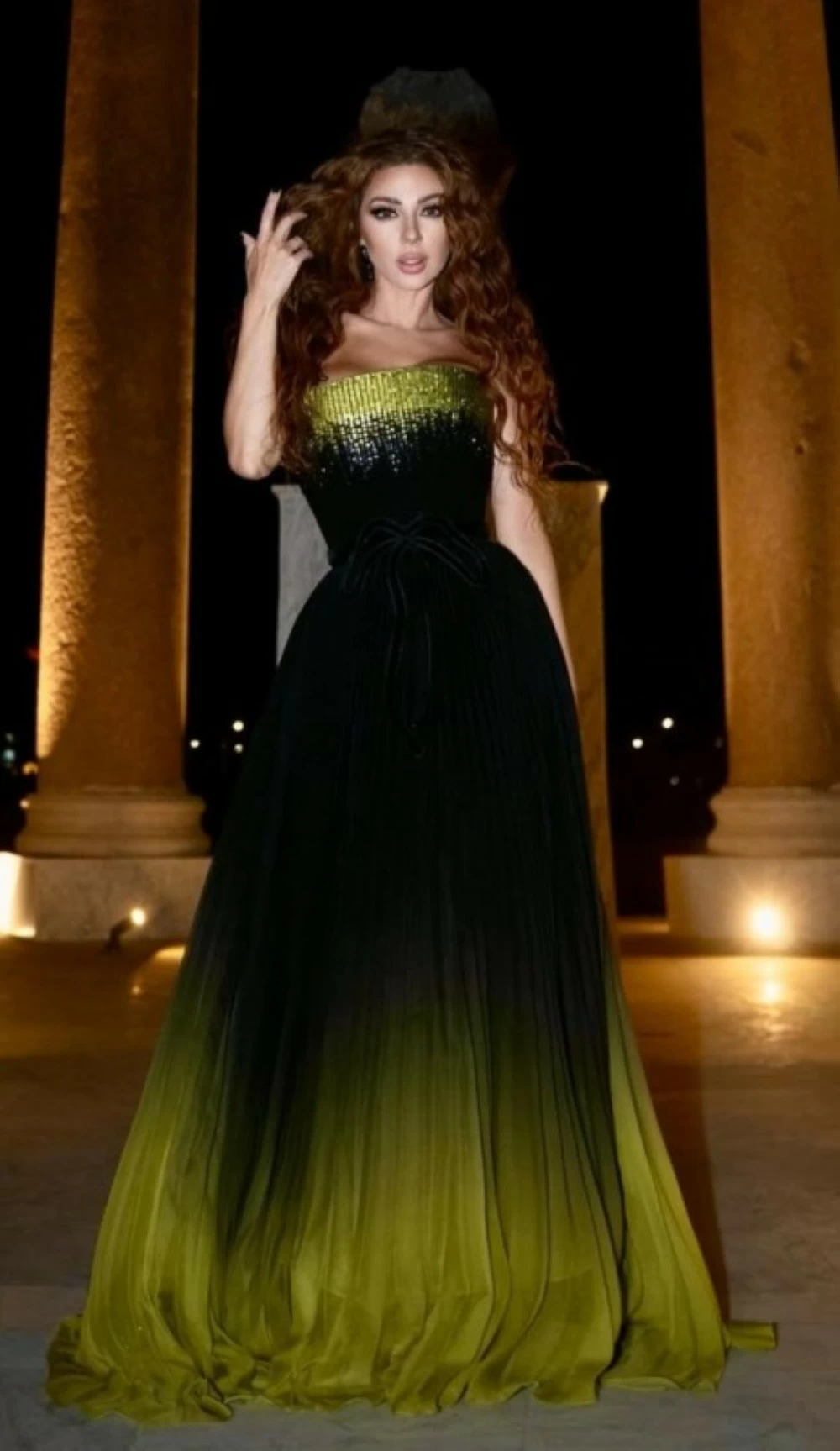 إطلالتان لميريام فارس في حفل افتتاح المتحف الوطني – شرم الشيخ