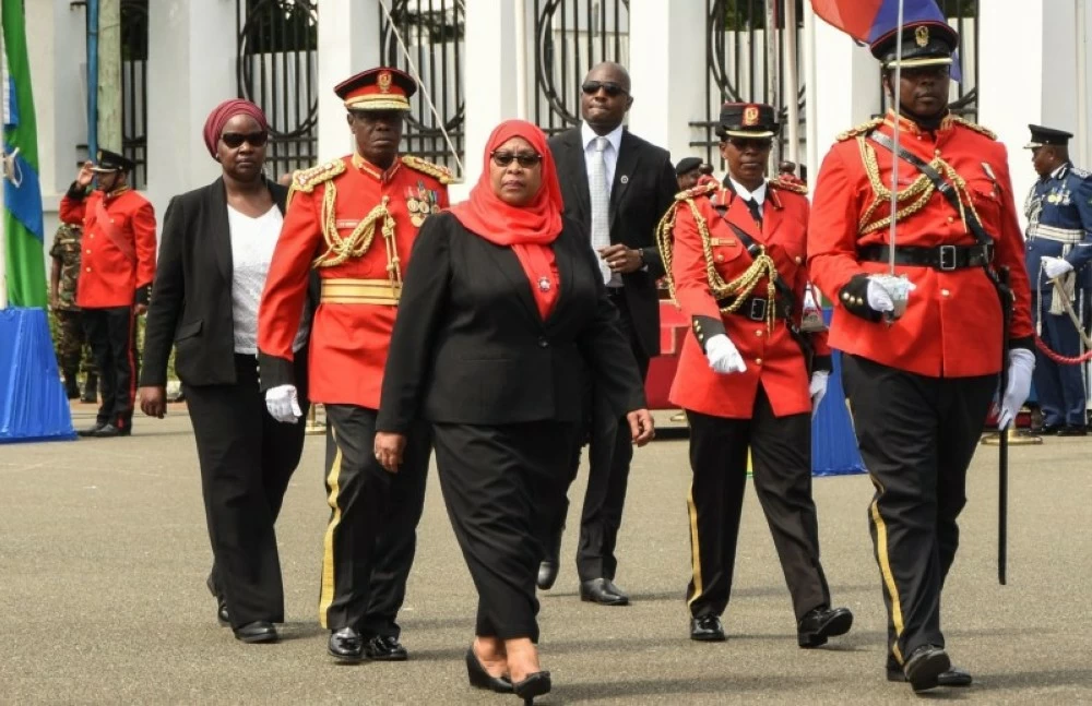 رئيسة تنزانيا.