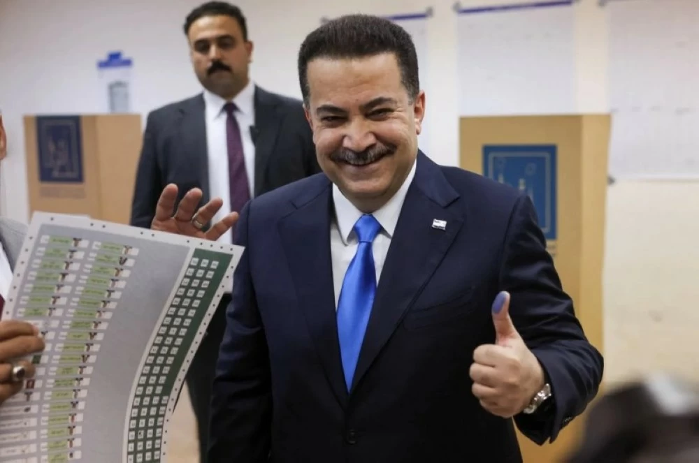 السوداني أثناء الانتخابات.
