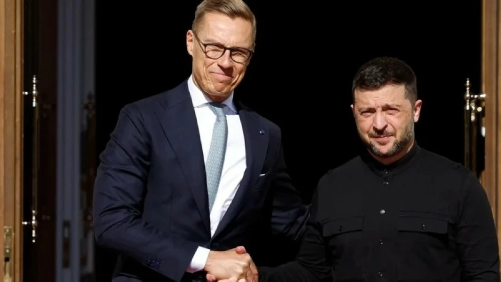 الرئيسان الفنلندي والأوكراني.