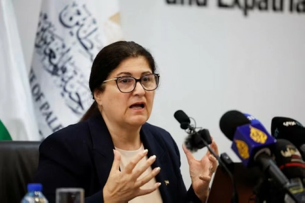 وزيرة الخارجية الفلسطينية فارسن أغابيكيان شاهين