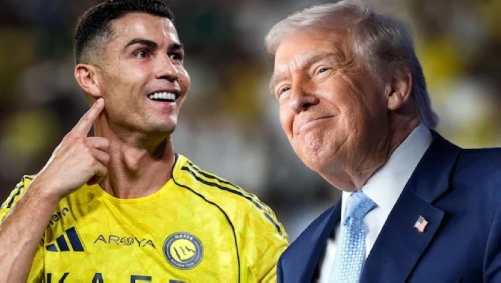 ترمب يمازح رونالدو: ابني سيحترمني أكثر بسببك