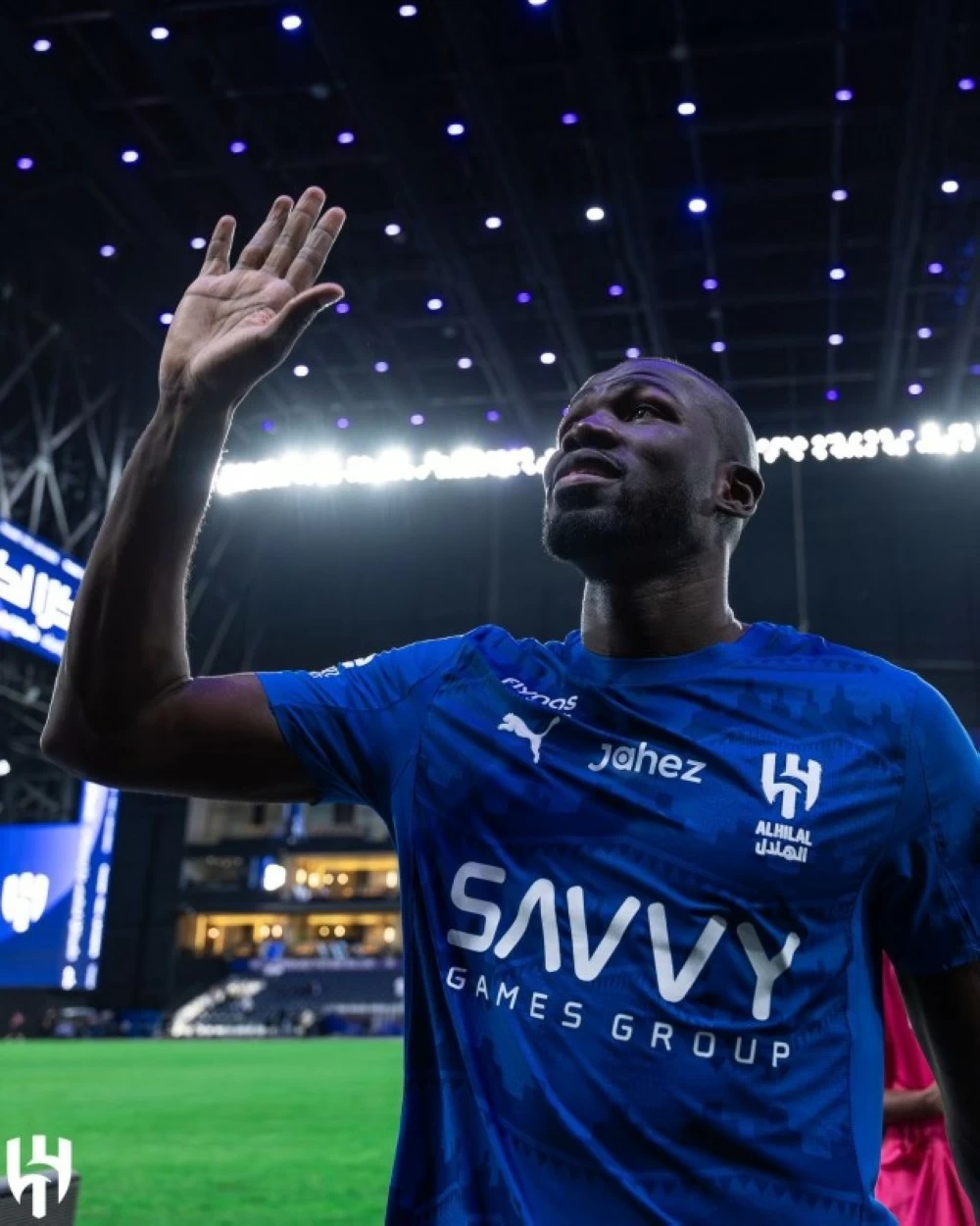 مدافع فريق الهلال كوليبالي عقب فوز فريقه على الفتح في دوري روشن.