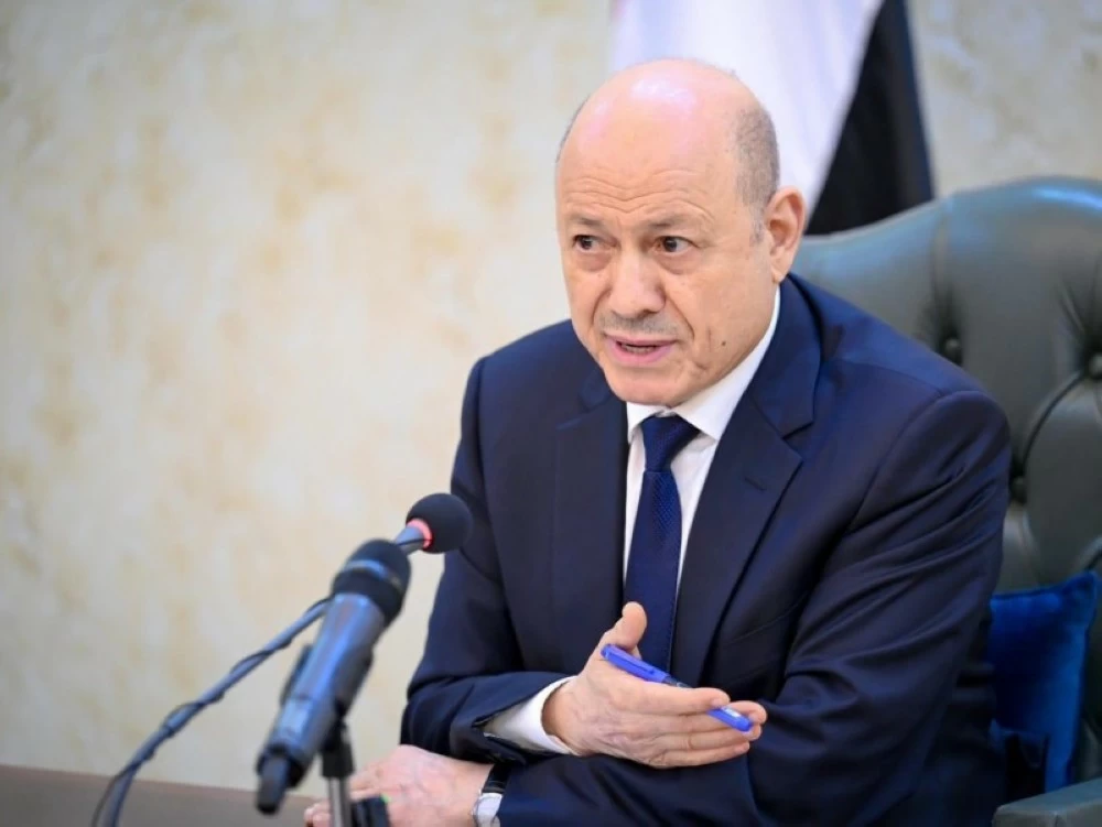 رئيس مجلس القيادة الرئاسي اليمني الدكتور رشاد العليمي.