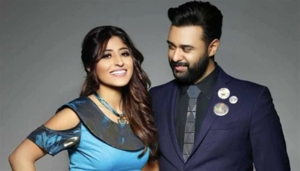 شجون الهاجري وفهد العليوة.