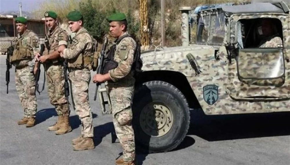 قوات من الجيش اللبناني.