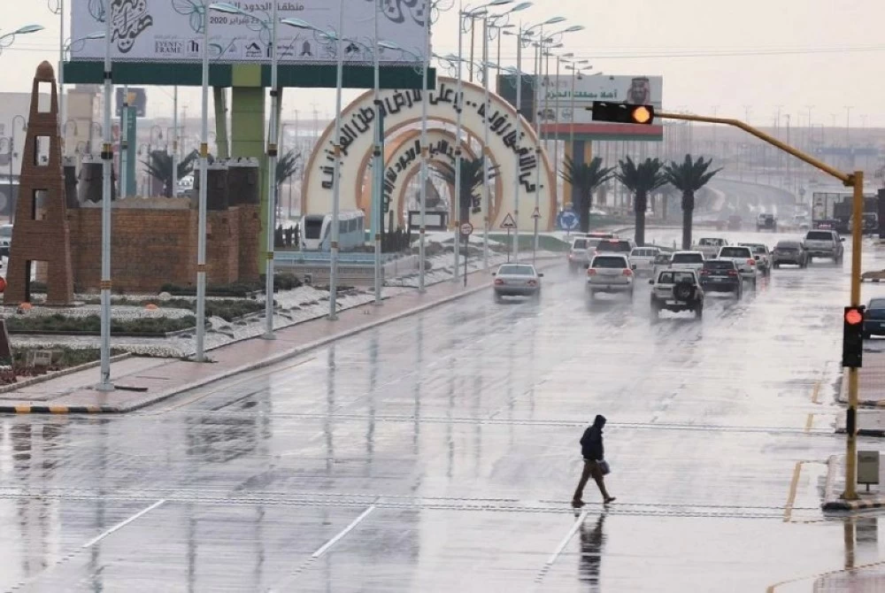 طريف سجلت درجة الحرارة 3 تحت الصفر العام الماضي. (واس)