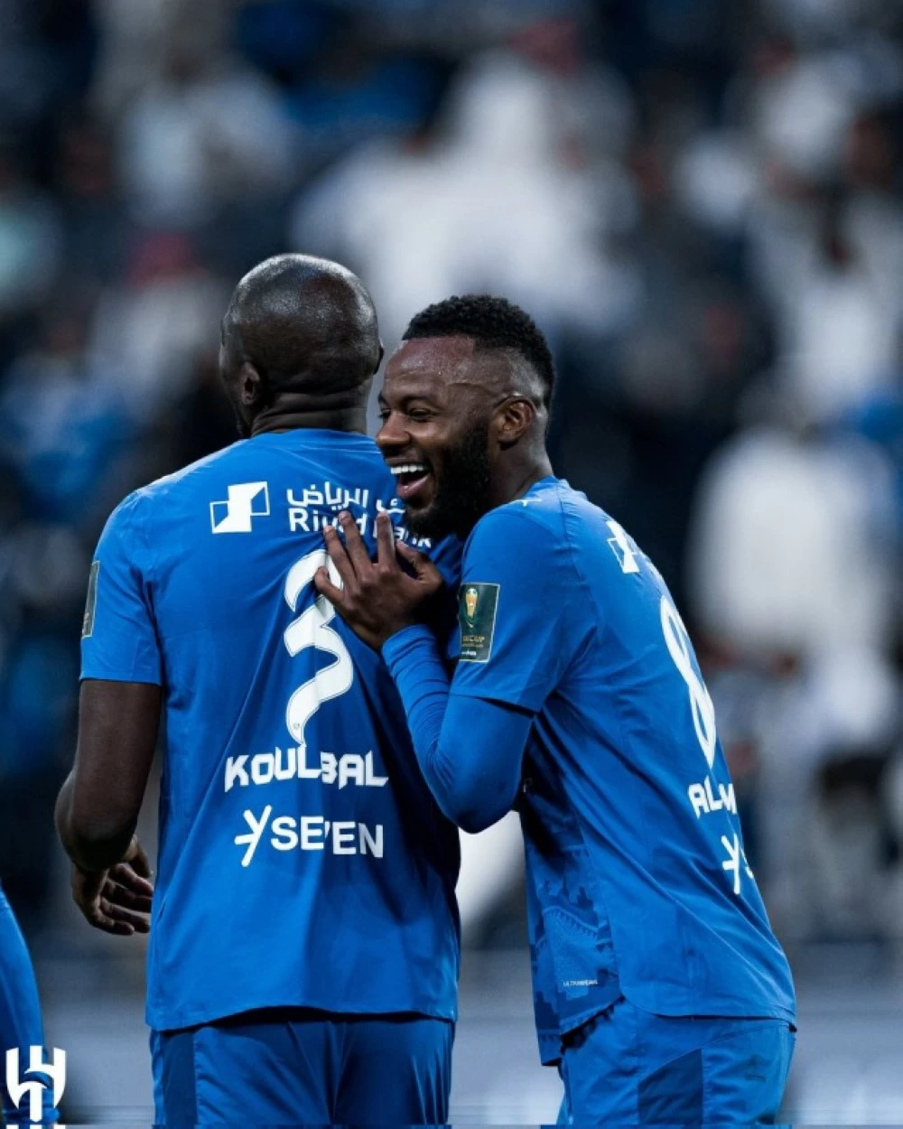 حسان تمبكتي يحتفل بهدفه الأول مع الهلال