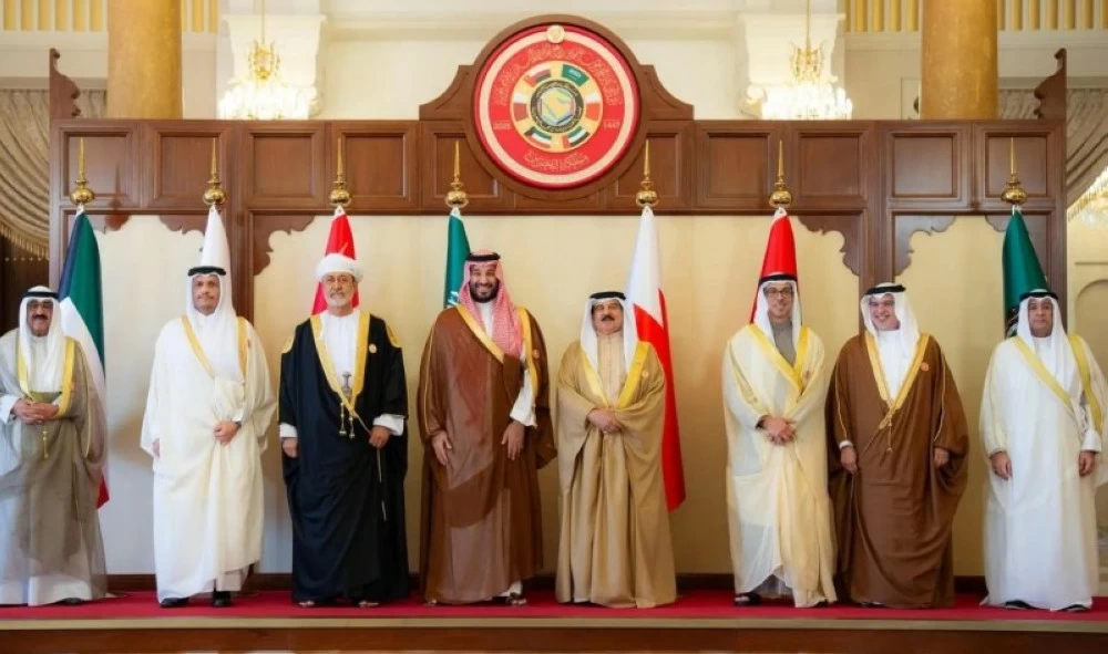 الصور التذكارية لقادة ورؤساء وفود دول مجلس التعاون لدول الخليج العربية.
