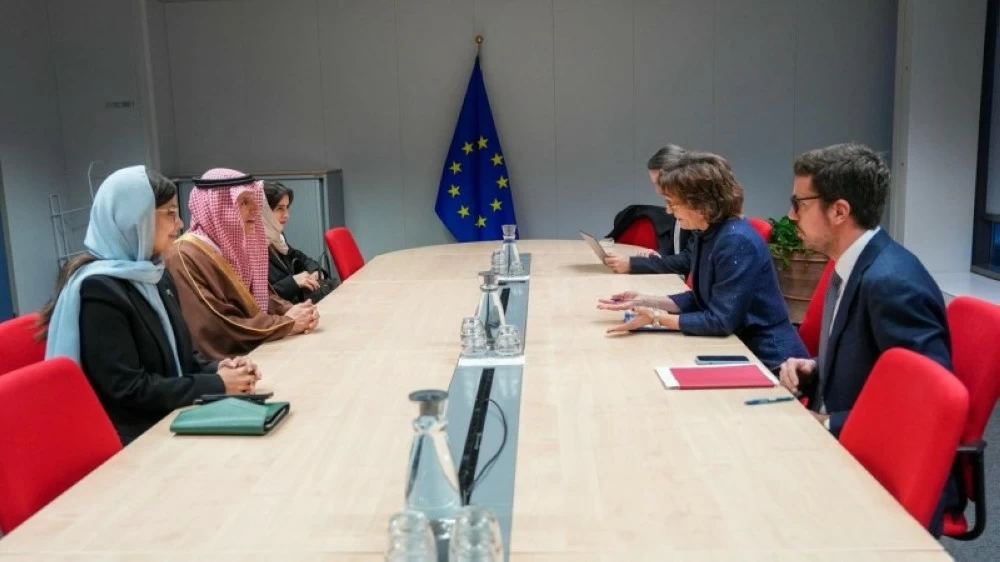 وزير الدولة للشؤون الخارجية يجتمع مع نائبة رئيس البرلمان الأوروبي.