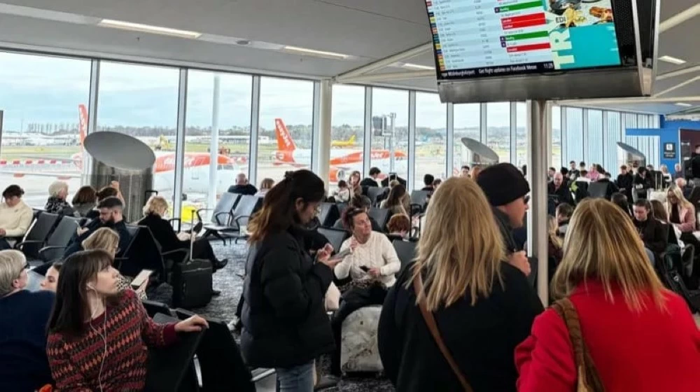 تعطل مطار إدنبرة.