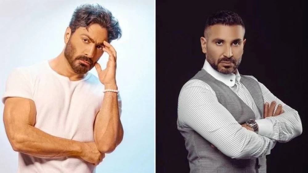 الفنانان المصريان تامر حسني وأحمد سعد.