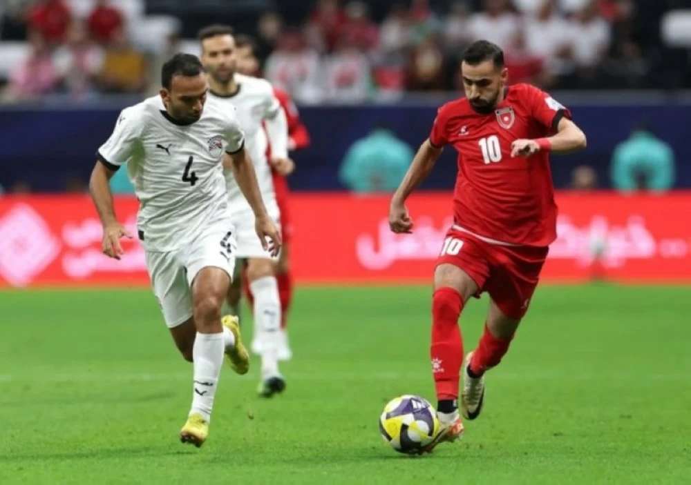 مباراة الأردن ومصر.