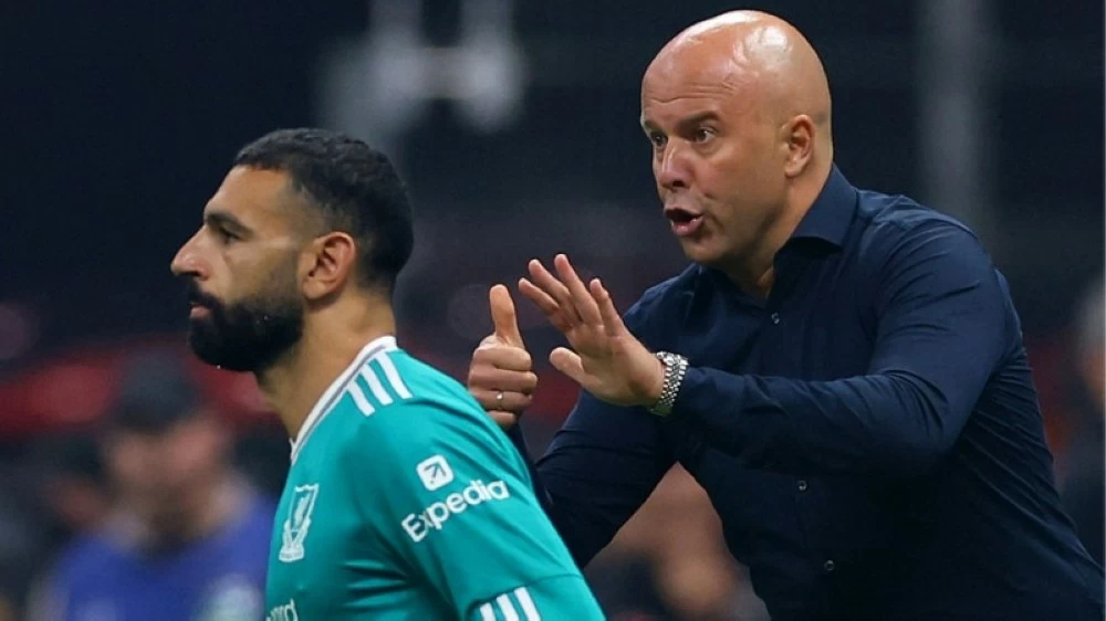 محمد صلاح وآرني سلوت