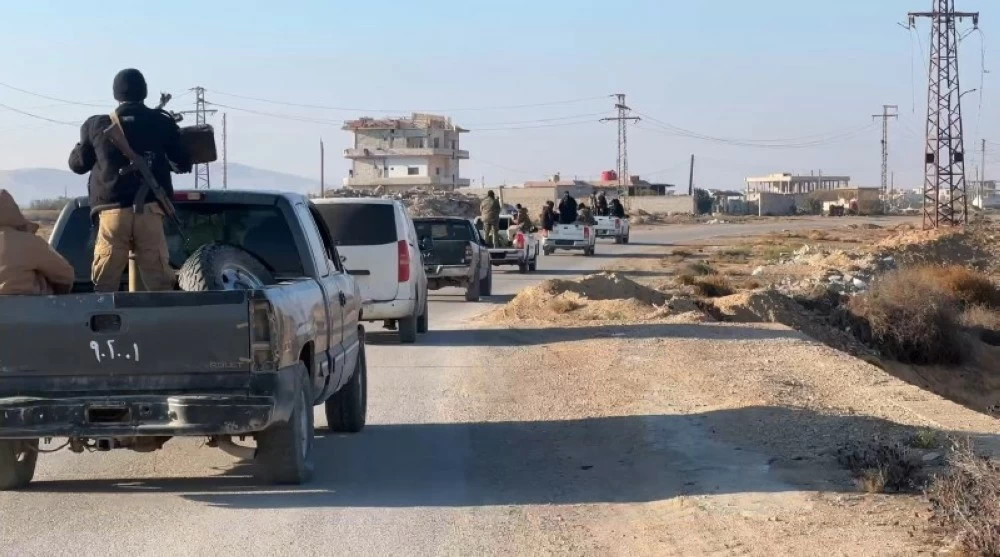 القوات السورية أثناء الحملة لملاحقة «داعش».