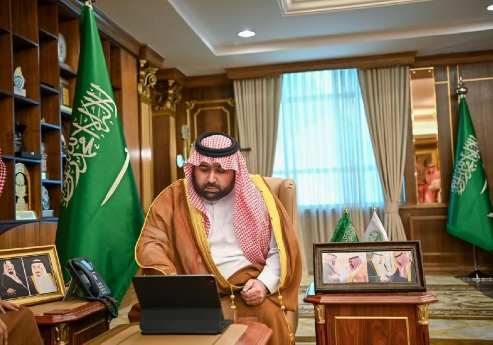 أمير منطقة جازان خلال تدشينه انطلاق التصفيات الأولية بالمنطقة المؤهلة للمسابقة المحلية على جائزة الملك سلمان لحفظ القرآن الكريم في دورتها الـ27.