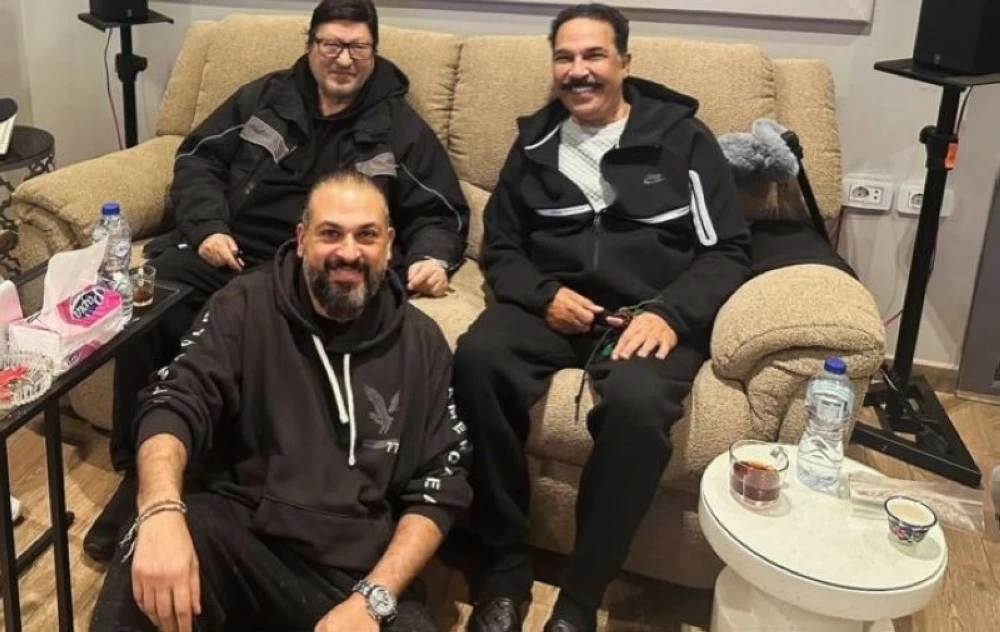 محمد الحلو وعبدالله الرويشد في القاهرة.