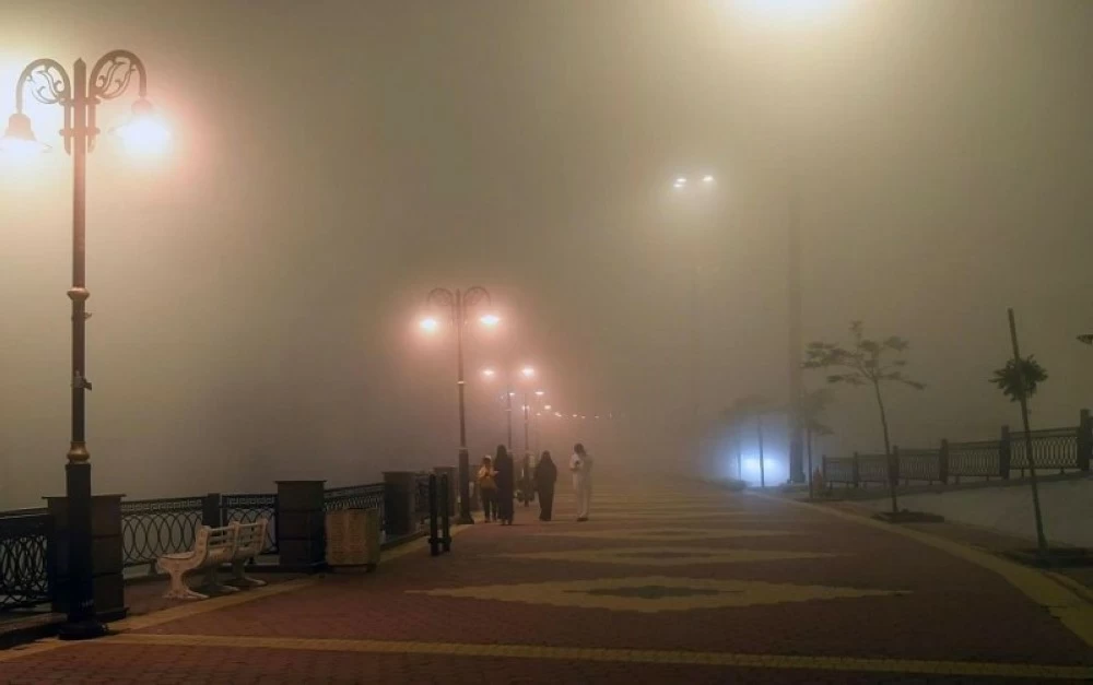صورة أرشيفية لممشى الضباب في أبها.
