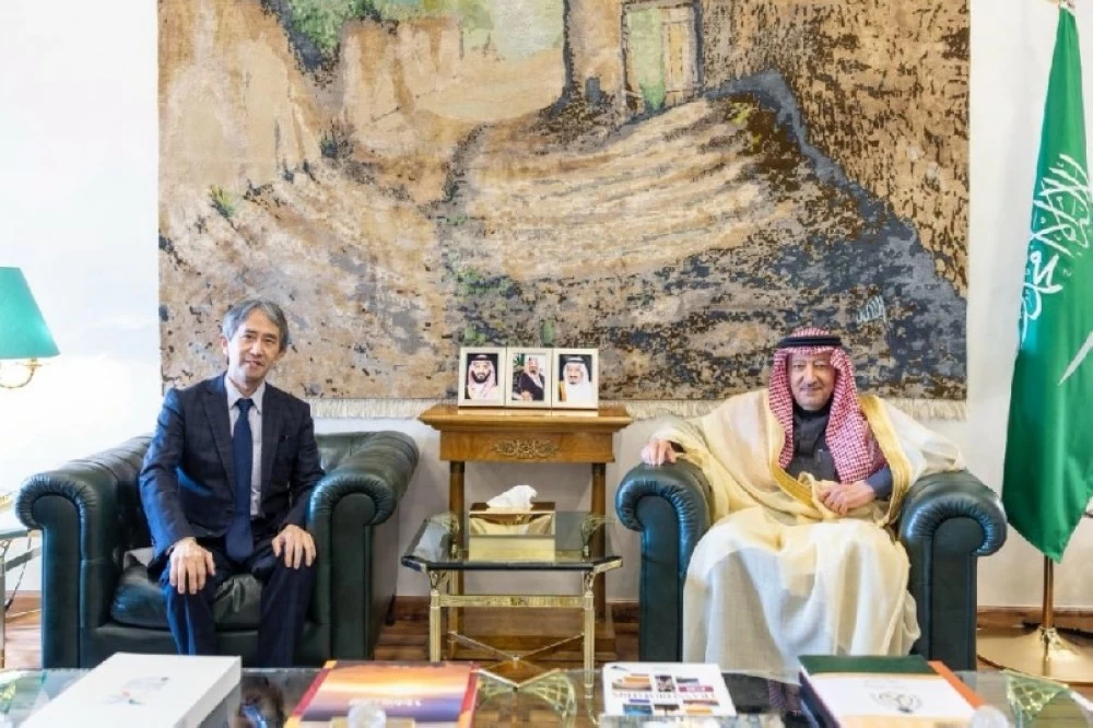 نائب وزير الخارجية يستقبل مساعد وزير الخارجية الياباني