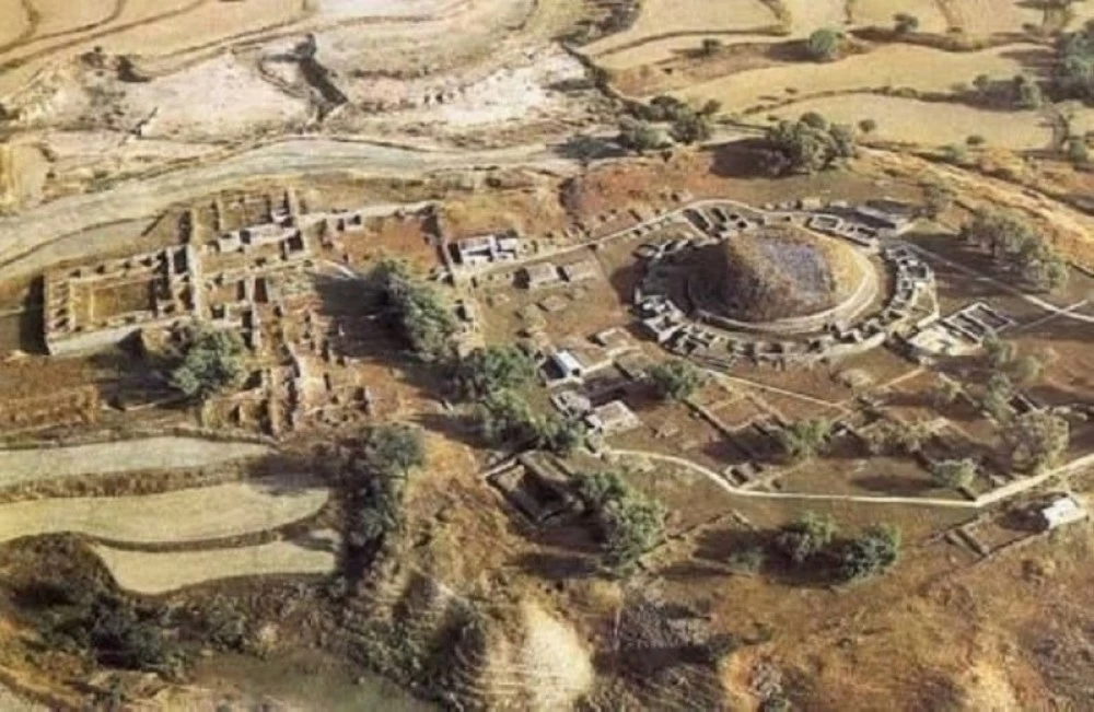 اطلال مدينة تاكسيلا القديمة.