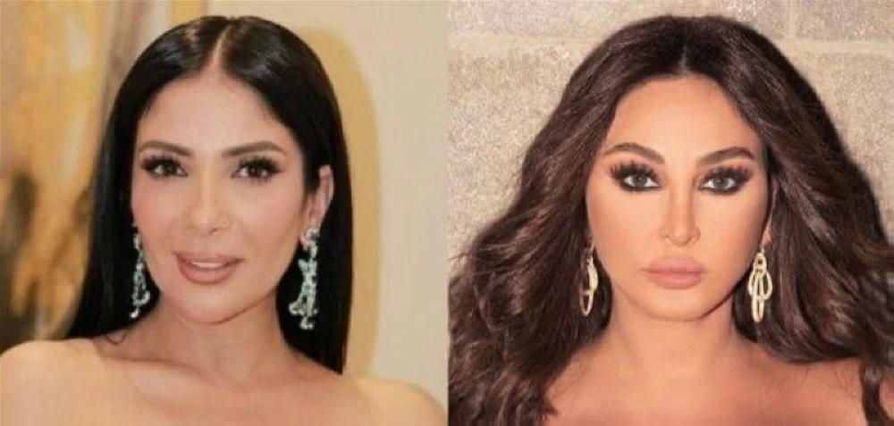 الفنانة اللبنانية إليسا والفنانة المصرية منى زكي.