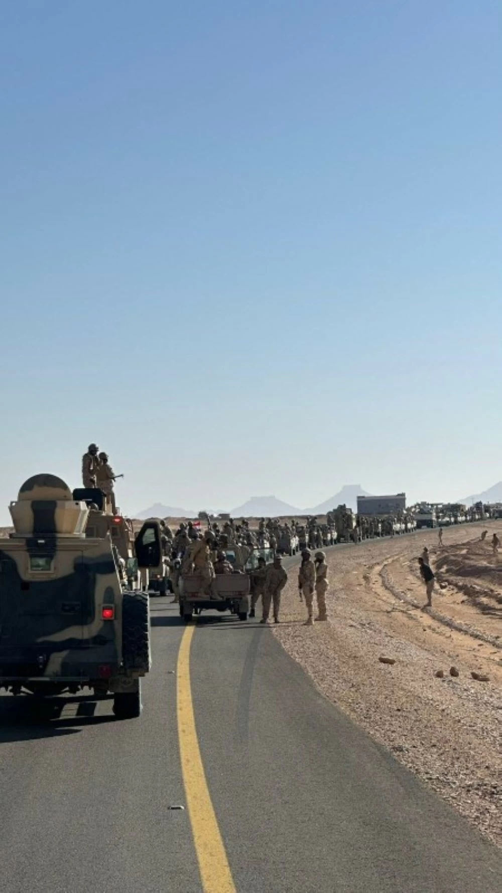  قوات درع الوطن تتقدم في حضرموت.