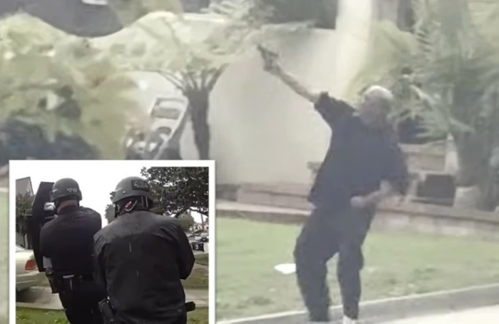 نُقل المشتبه به إلى مستشفى لتلقي العلاج نتيجة عضة الكلب، قبل أن يتم توقيفه بتهمة الاعتداء بسلاح قاتل على ضابط شرطة.