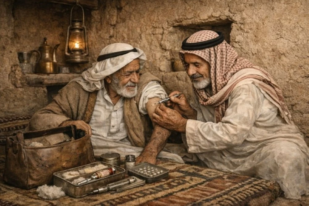  العلاج في زمن مضى