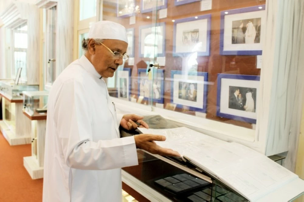 
في متحف آل زلفة الشخصي. تاريخ قبائل عسير في مركز آل زلفة الثقافي. 