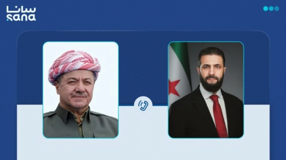  الشرع وبارزاني