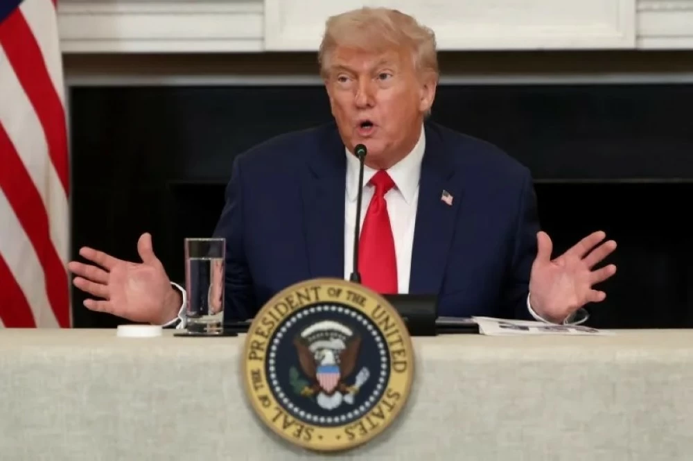  رئيس الولايات المتحدة دونالد ترمب.