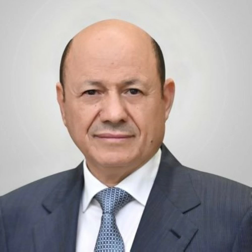 رئيس مجلس القيادة الرئاسي اليمني الدكتور رشاد العليمي.