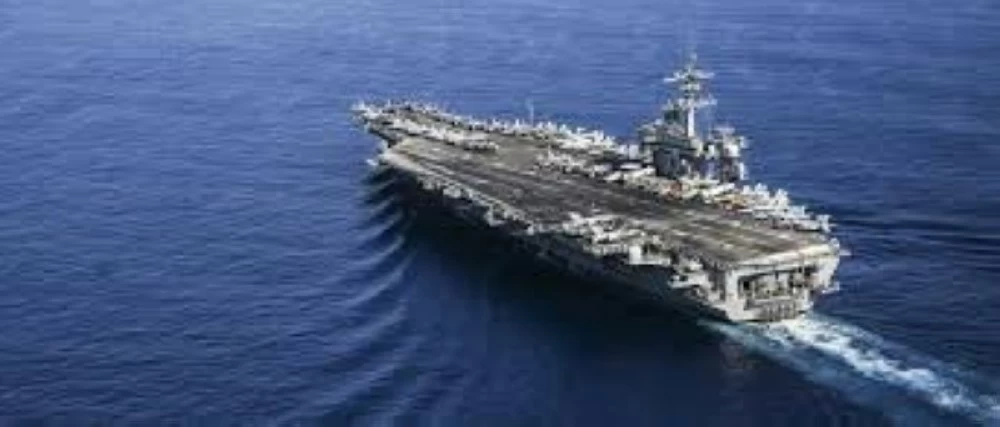 حاملة طائرات أمريكية تتحرك من بحر الصين إلى الشرق الأوسط. للاطلاع على 