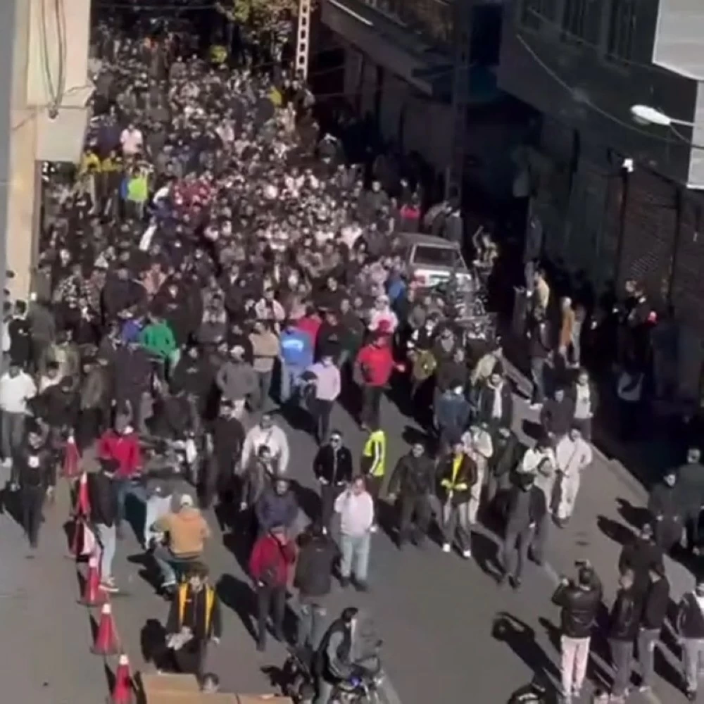 من احتجاجات إيران.