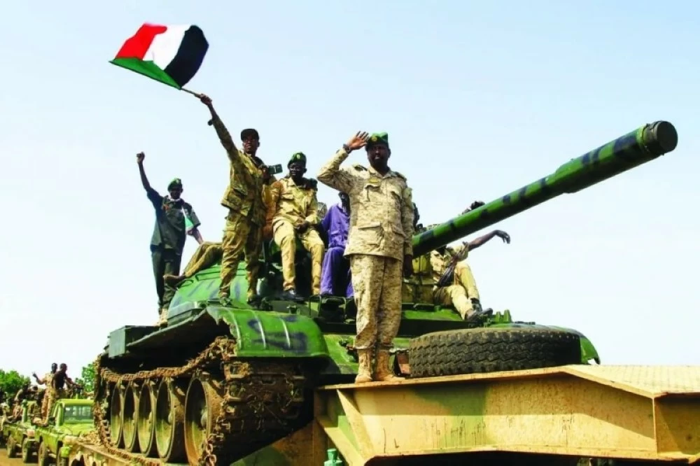  عناصر من قوات الجيش السوداني