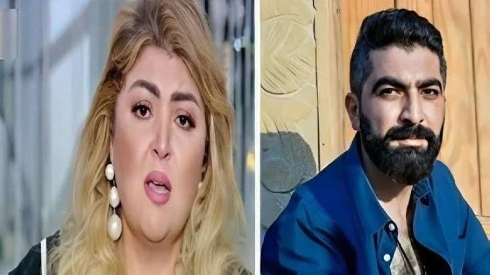 الفنانان فادي خفاجة ومها أحمد.