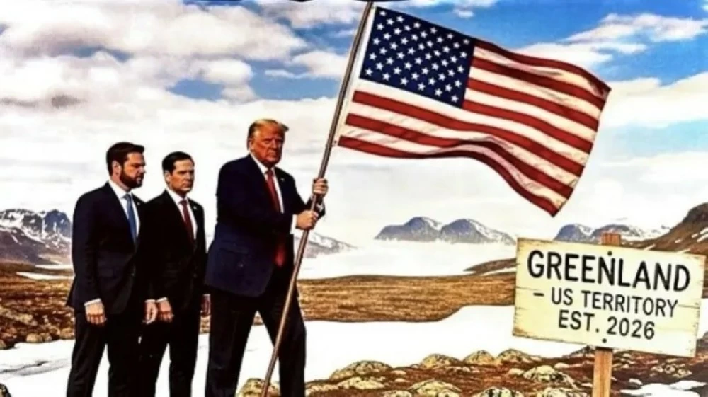 عاجل | ترمب يتحدى أوروبا: غرينلاند إقليم أمريكي تأسس 2026. للاطلاع على 