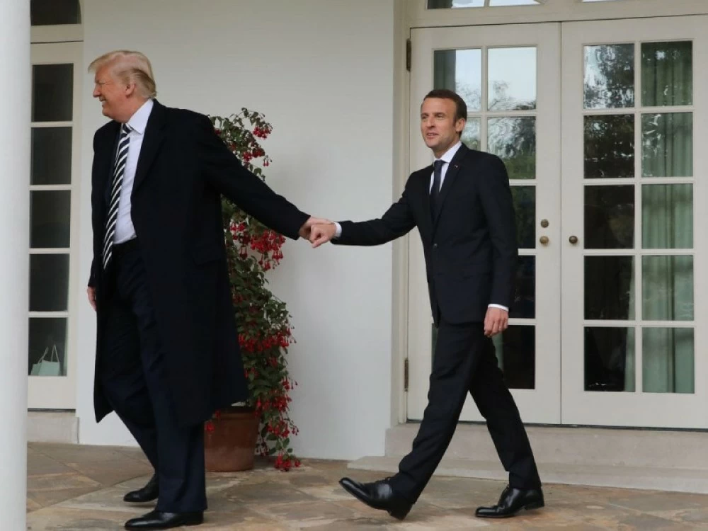 ترمب وماكرون