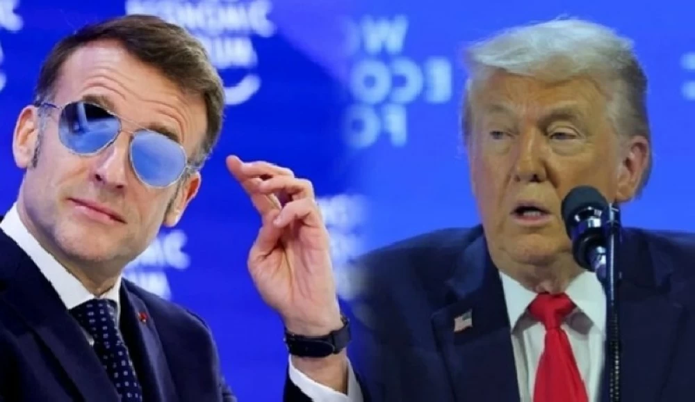 سخرية ترمب من ماكرون تشعل «دافوس»