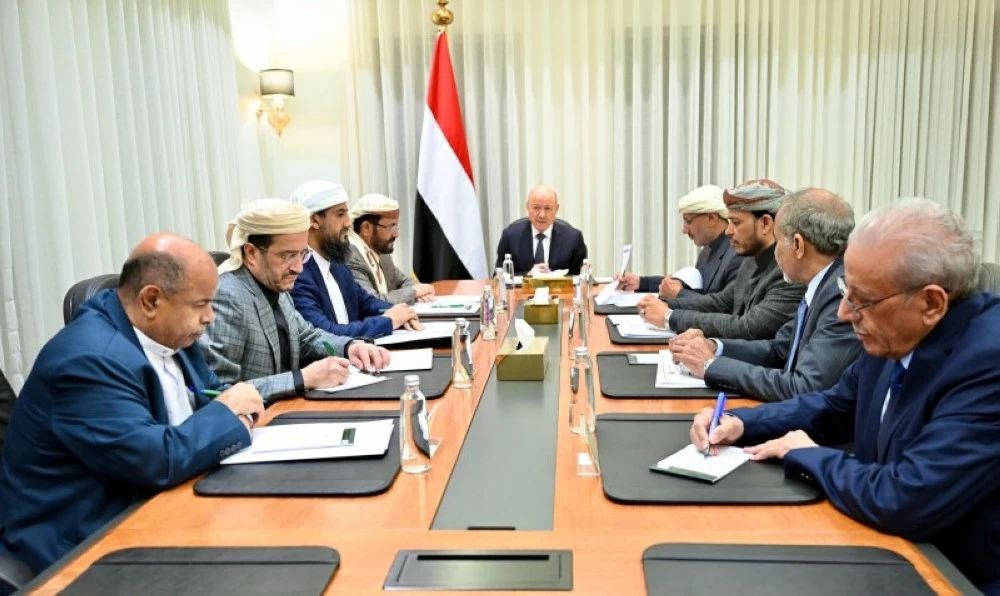 اجتماع مجلس القيادة الرئاسي بكامل أعضائه.