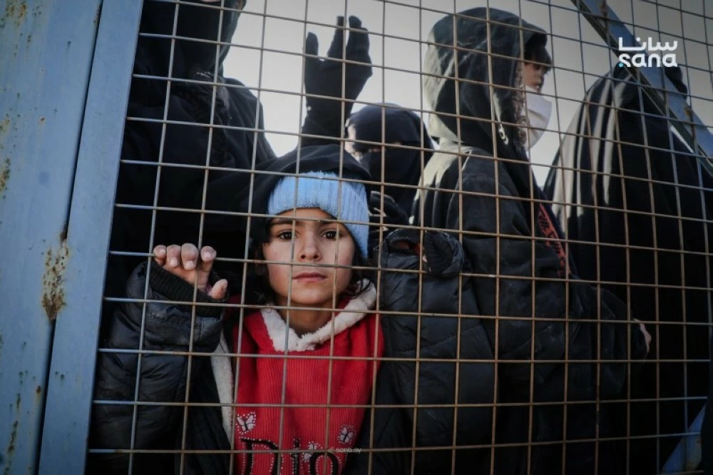 مخيم الهول في سورية.